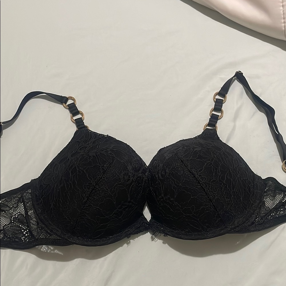 Elegant Black Lace Bra
